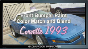 93 corvette front bumper paint job www.thecrashdoctor.com photo