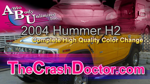 Hummer H2 color change review video from www.thecrashdoctor.com photo