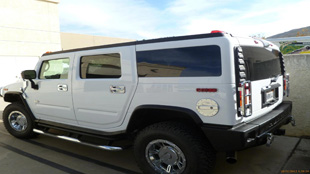 Hummer H2 after paint job complete color change from www.thecrashdoctor.com