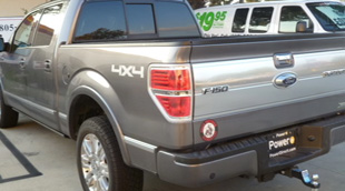 2010 Ford F150 Platinum pickup truck damage repair and paint after photo rear from http://www.thecrashdoctor.com