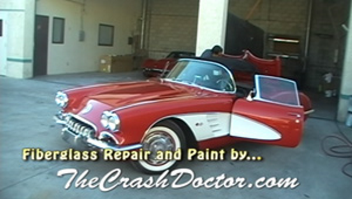 1960 Corvette convertible paint job video