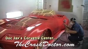 68 classic corvette paint and restoration video from www.thecrashdoctor.com photo