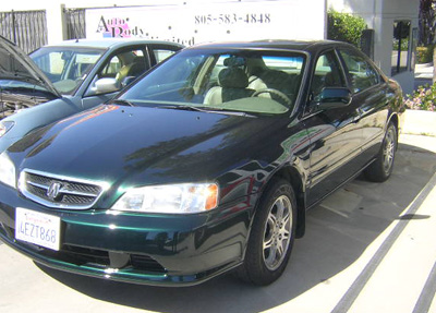 99 Acura paint job auto body reviews and testimonials from simi valley auto body shop www.thecrashdoctor.com