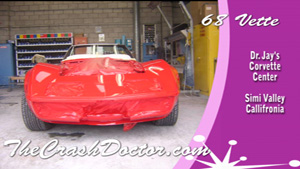 1968 corvette auto collision and theft restoration from www.thecrashdoctor.com