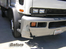 commercial truck aoto body paint collision repair