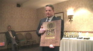 jay schoen the crash doctor accepting 20 year icar gold class award by www.thecrashdoctor.com