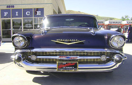 1957 chevy front custom complete paint jobs under $2500 www.thecrashdoctor.com