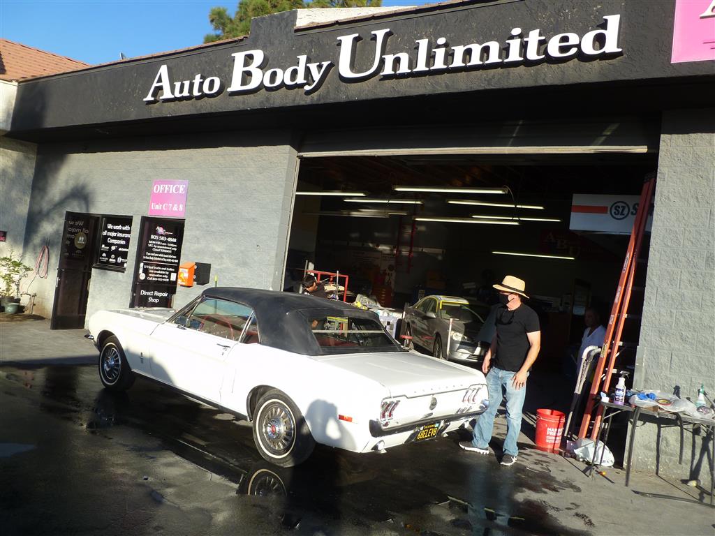 1968 mustang rear bumper repair hoto