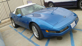 1993 corvette front bumper paint job www.thecrashdoctor.com photo