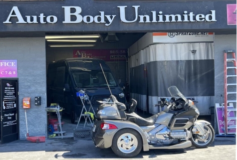 honda goldwing trike repair paint