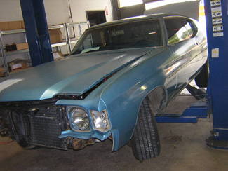 1972 Chevrolet Chevelle custom paint job www.thecrashdoctor.com