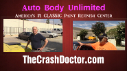 Classic 1962 Ford Galaxy muscle car and 1969 Mercury Cougar paint refinish consumer reviews video from www.thecrashdoctor.com