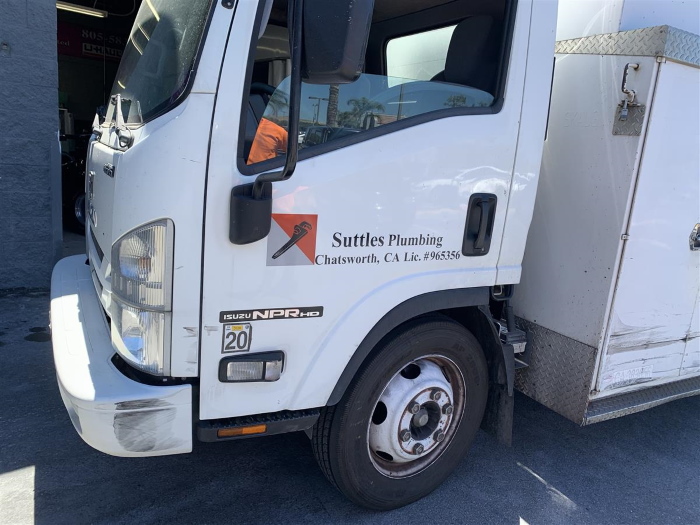 commercial plumbing truck repair paint jobs